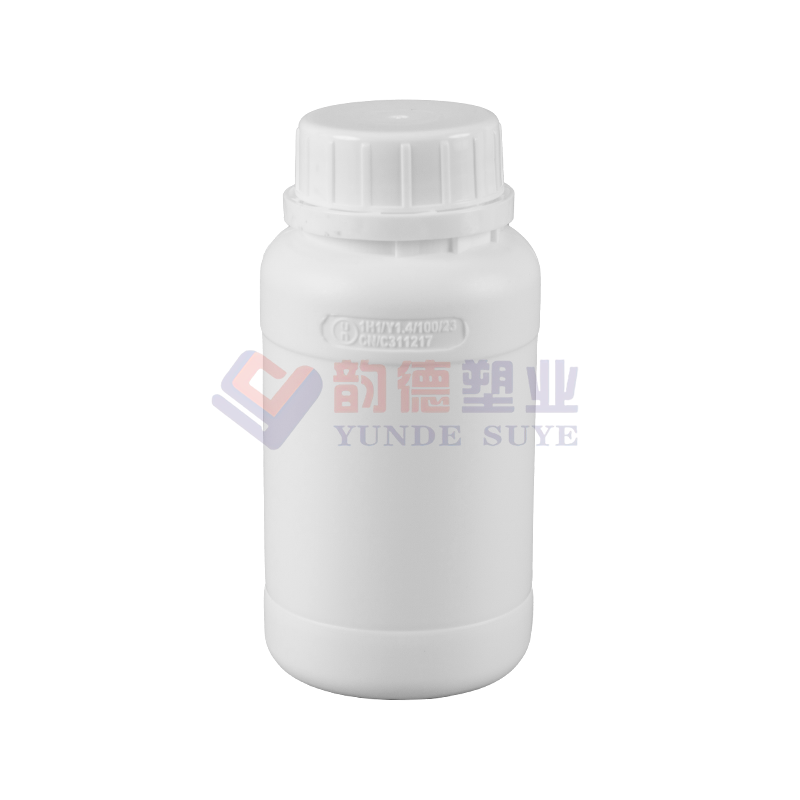 بطری گرد سد شفاف فلوراید ضخیم شده 250ml-01