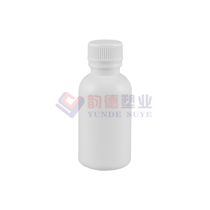 بطری گرد فلوراید پلاستیکی شفاف 100ml-01 (B)