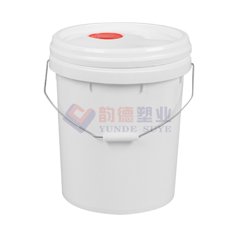 سطل پلاستیکی PP 18 لیتری سبک اروپایی با درب دهانه